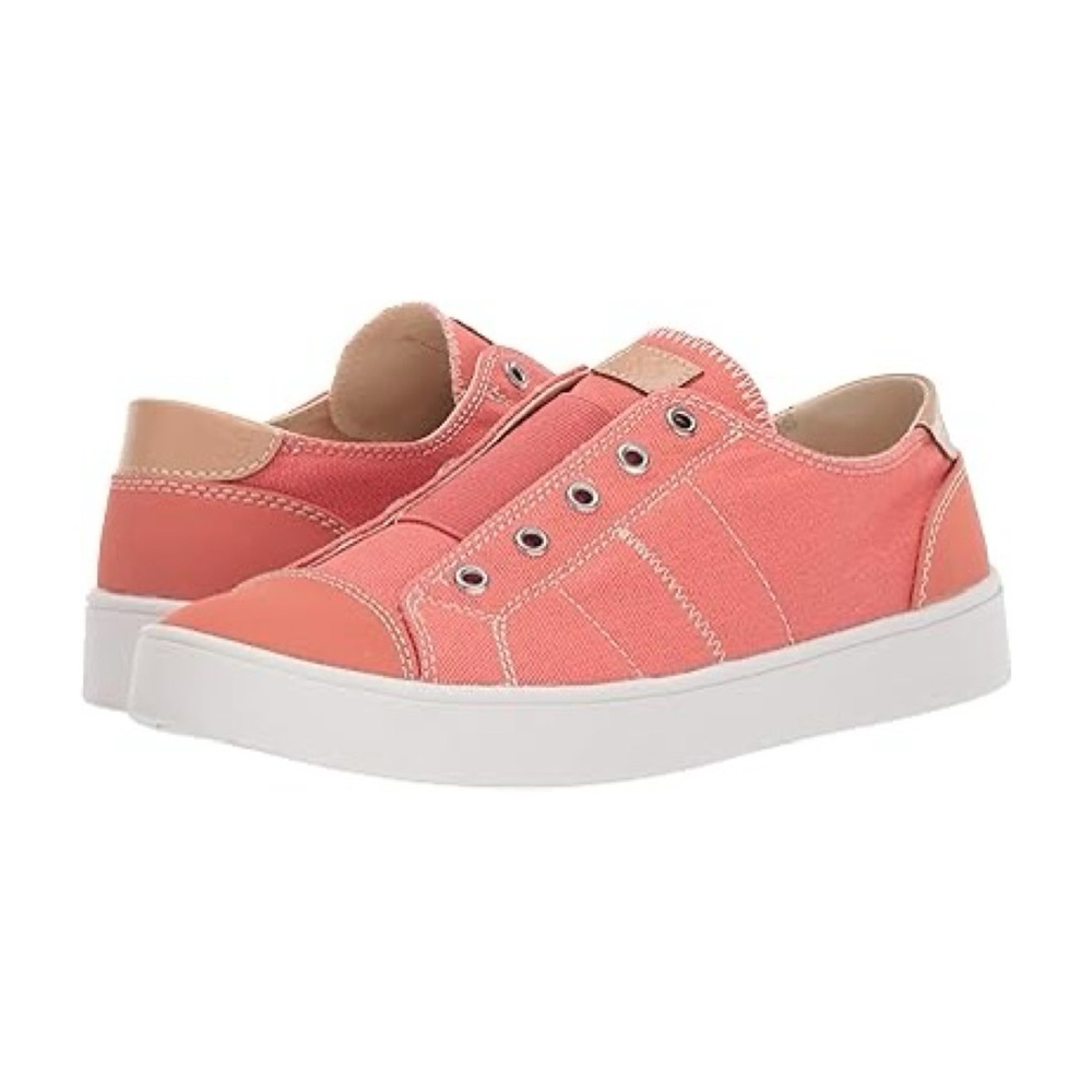 Spenco • Casual Slip-On Sneakers • Size 7 • Coral